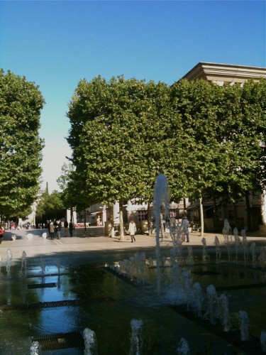 Place du Nombre d'Or, Montpellier (30 avril 2012)