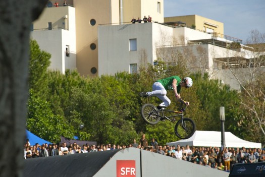 Finale de BMX lors du FISE, Montpellier (20 mai 2012)