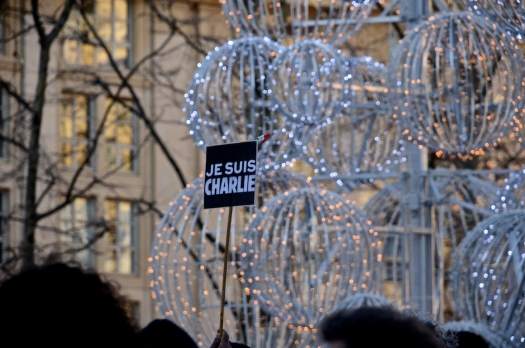 #JeSuisCharlie, Rassemblement Place du Nombre d'Or, Montpellier (11 janvier 2015)